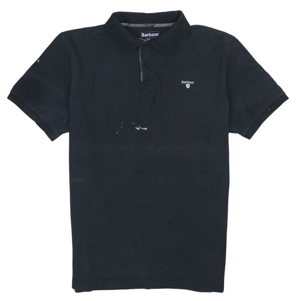 Barbour 90's  Polo Shirt XLarge Black