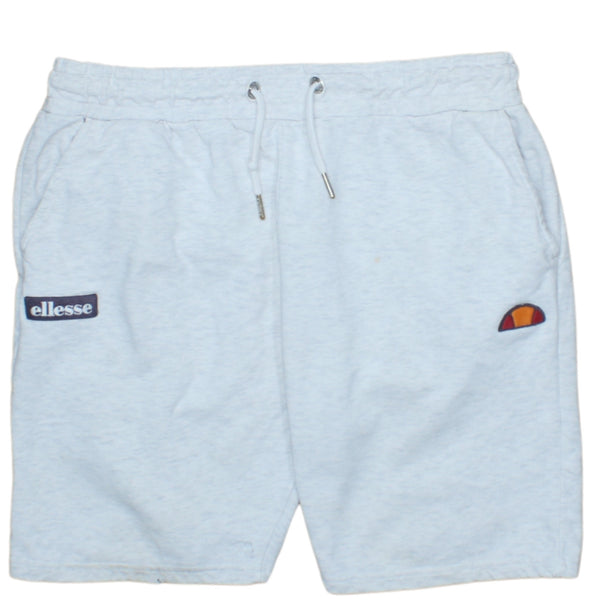 Ellesse 90s Mens Small Grey Baggy Chino Drawstring Shorts