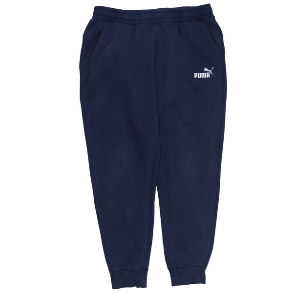 Puma 90's Rib Cuff Casual Joggers / Sweatpants XLarge Navy Blue