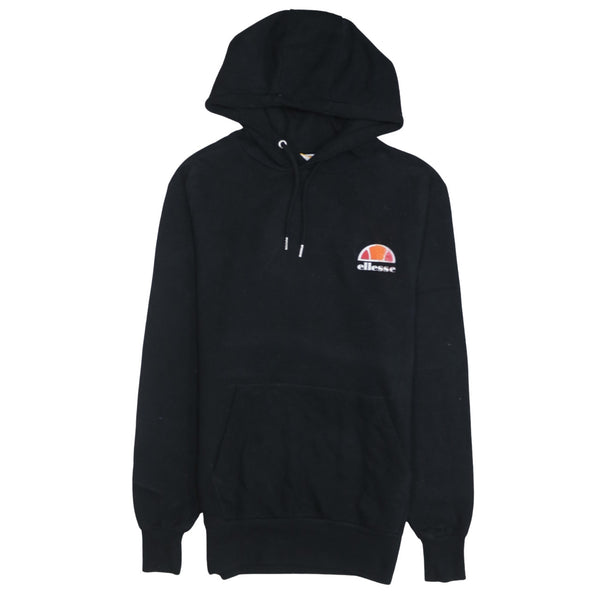 Ellesse 90's Lightweight Pullover Hoodie Small Black