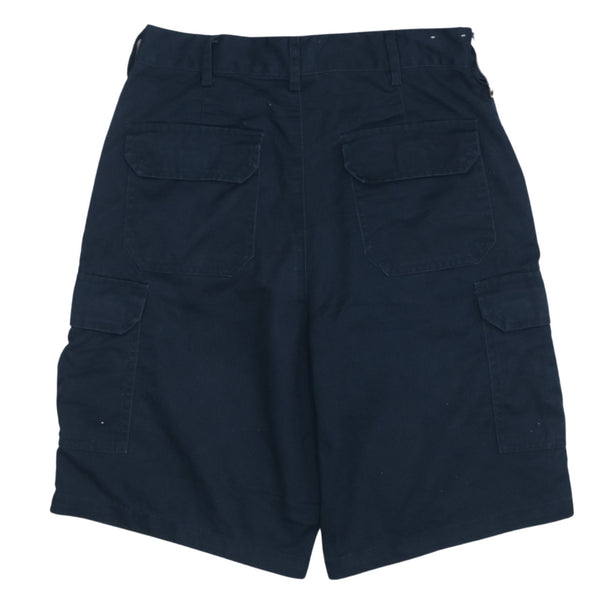 Dickies Vintage 90's Navy Blue Cargo Baggy Chino Shorts 32