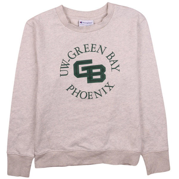 Champion UW-Green Bay Phoenix 90's Vintage Crew Neck Sweatshirt Grey M