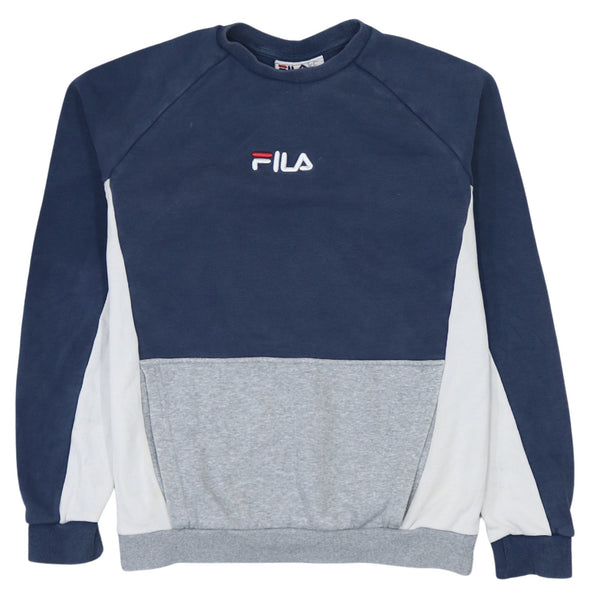Fila 90's Lightweight Crew Neck Sweatshirt Grey Small