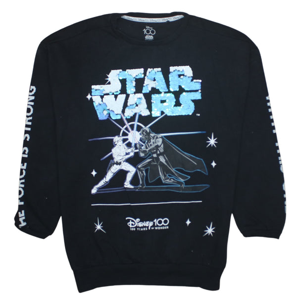 Disney   Sweatshirt Large  Black