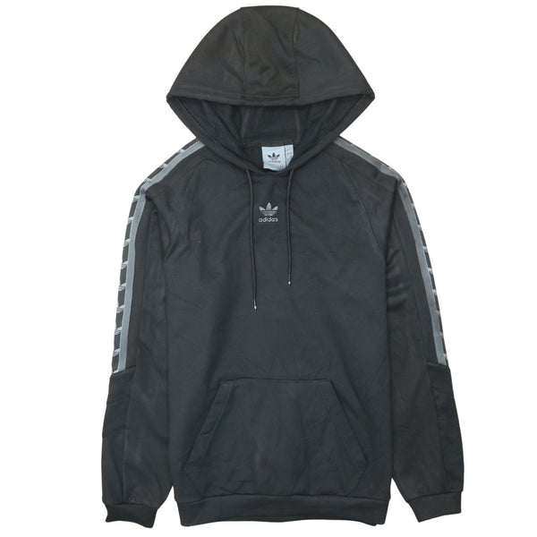 Adidas Vintage 90's Black Drawstring Pullover Hoodie Men's Small