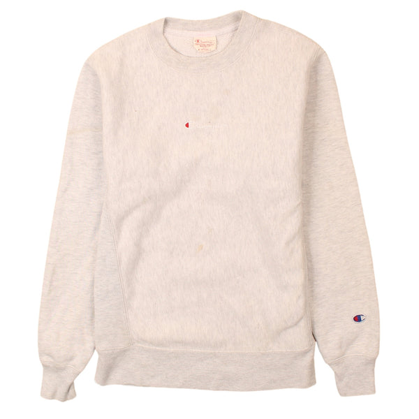 Champion Vintage 90s Heavyweight Grey Reverse Weave Crew Neck Sweat XS