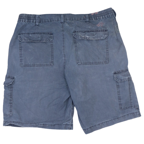 Wrangler 90's Baggy Chino Shorts 36 Navy Blue