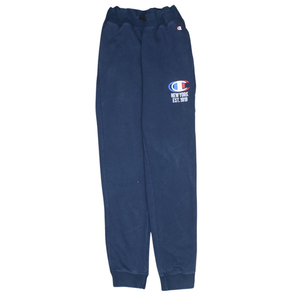 Champion 90's Navy Blue Lightweight Joggers / Sweatpants Small