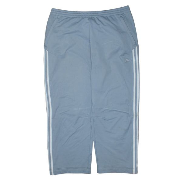 Adidas 90's 3 Stripes Straight Leg Baggy Trousers / Pants Large Grey