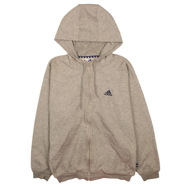 Adidas Vintage 90's Green Full Zip Hoodie Large Size Unknown