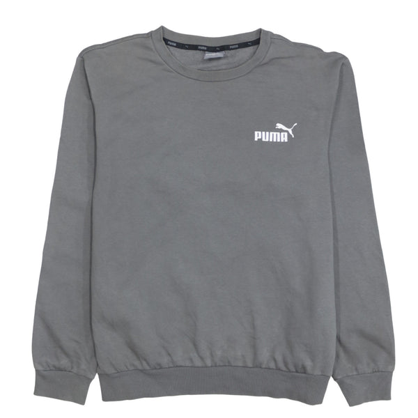 Puma 90's Lightweight Crew Neck Sweatshirt Small Grey