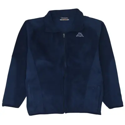 Vintage Kappa 90's Navy Blue XXLarge Warm Hiking Fleece Jumper