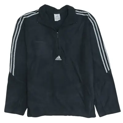 Adidas Vintage 90's Blue Hiking Quarter Zip Fleece Jumper Large