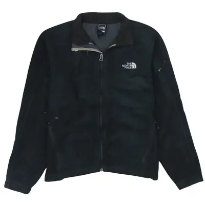 The North Face Vintage 90's Black Full Zip Fleece Jumper Small