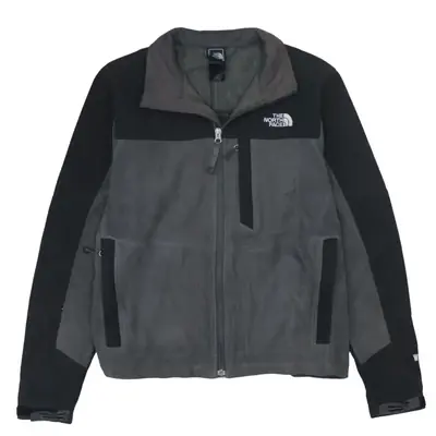 The North Face Vintage 90's Black Fleece Full Zip Hiking Jumper Small