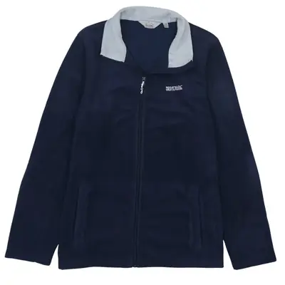 Regatta Vintage 90's XXXL Navy Blue Fleece Jumper Warm Hiking Zip