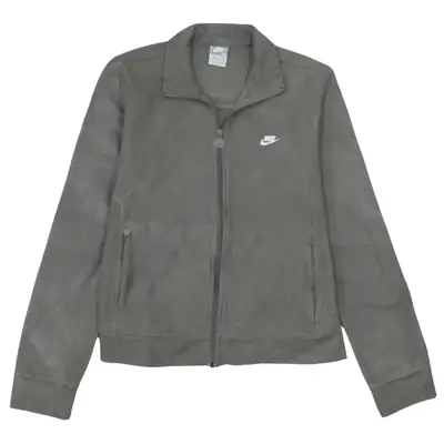 Vintage 90s Nike Grey Swoosh XL Fleece Jumper Retro Style Clothing