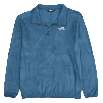 The North Face 90s XLarge Blue Quarter Zip Hiking Fleece Jumper
