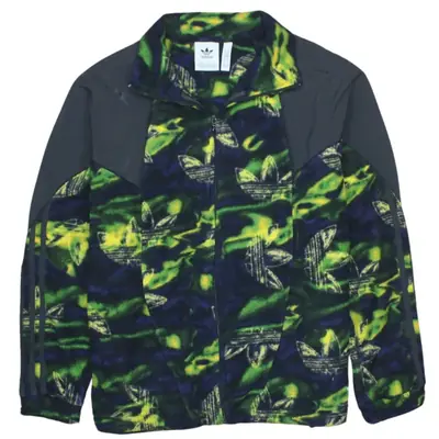 Adidas 90's Vintage Green Hiking Fleece Jumper Medium