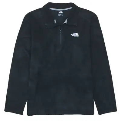 The North Face Vintage 90's Black Hiking Fleece Quarter Zip Jumper Med