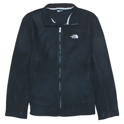 The North Face 90s Vintage Hiking Full Zip Black Fleece Jumper Medium