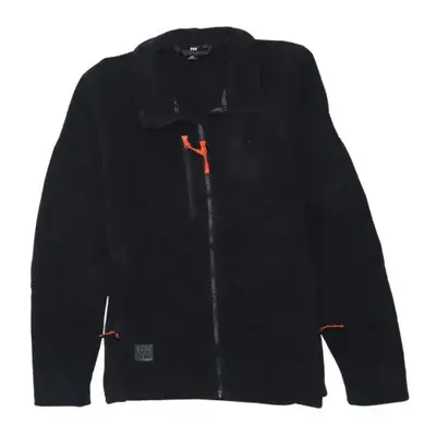 Helly Hansen Black Fleece Jacket Women’s Large Polartec Zip Front Work