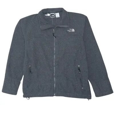 The North Face Grey Fleece Jacket - Size L