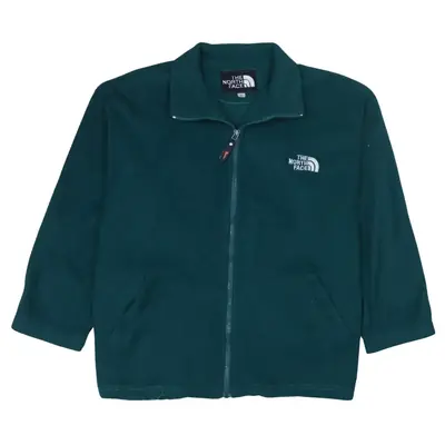 The North Face XLarge 90's Green Hiking Fleece Jumper - Warm Full Zip