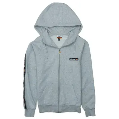 Ellesse Grey Full Zip Hoodie Men's XSmall Tape Sleeve Embroidered Ches