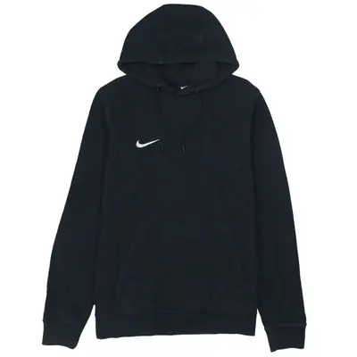 Nike 90's Black Swoosh Pullover Hoodie Men's Medium