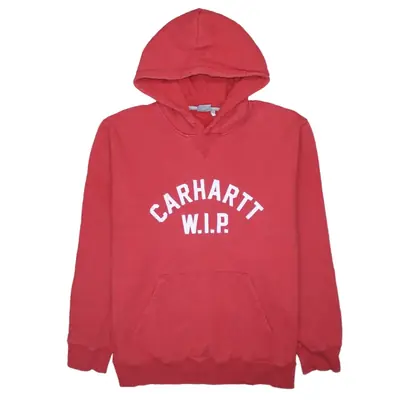 Vintage Carhartt 90's Red Spellout Pullover Hoodie XXLarge 2XL