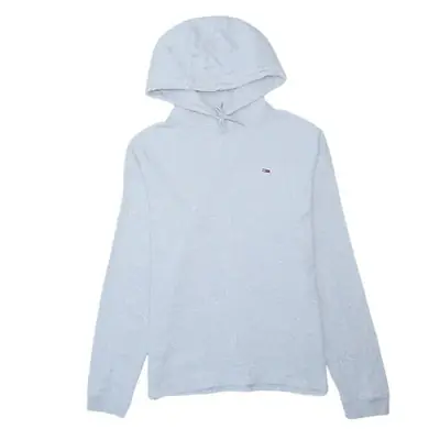 Tommy Hilfiger Grey Hoodie 00s Y2K - Size M