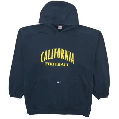 Nike Navy Blue Hoodie Men's XXXLarge California Football Printed Logo 
