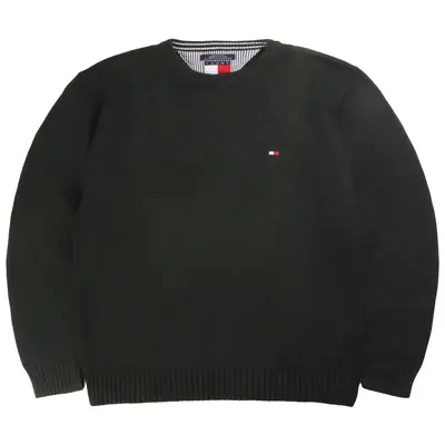 Tommy Hilfiger Heavyweight Knitted Crewneck Jumper / Sweater XLarge Gr