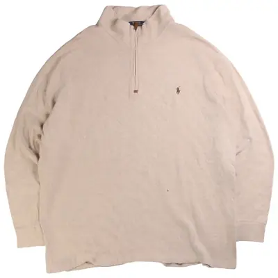 Polo Ralph Lauren Quarter Zip Knitted Jumper / Sweater XXLarge (2XL) B