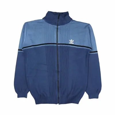Adidas 90's Retro Track Jacket Knitted Jumper Large (missing sizing la