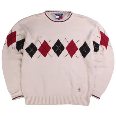 Tommy Hilfiger Prep Knitted Heavyweight Jumper / Sweater Men's Large B