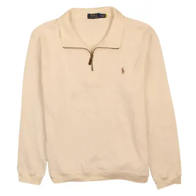 Polo Ralph Lauren 90's Heavyweight Quarter Zip Jumper / Sweater XXLarg