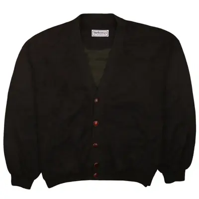 Burberrys 90's Knitted Button Up Cardigan XLarge (missing sizing label