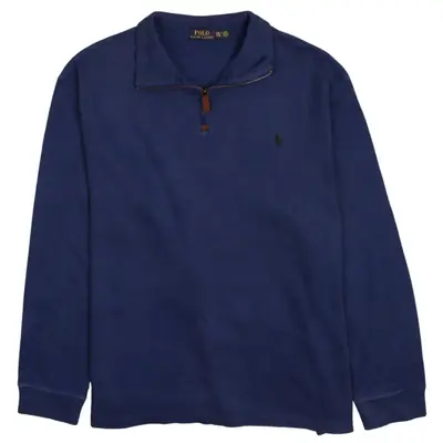 Polo Ralph Lauren 90's Lightweight Quarter Zip Jumper / Sweater XXLarg