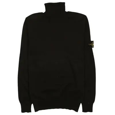Stone Island 90's Pullover Turtle Neck Jumper / Sweater Large (missing