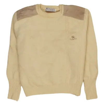 Burberrys 90's Knitted Crew Neck Jumper / Sweater XLarge (missing sizi