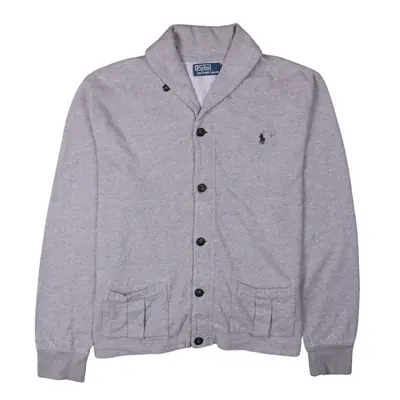 Polo Ralph Lauren 90's Button Up Cardigan XLarge Grey