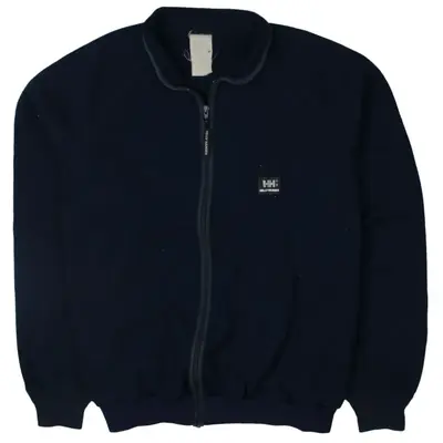 Helly Hansen 90's Knitted Full zip up Jumper / Sweater XXLarge (missin