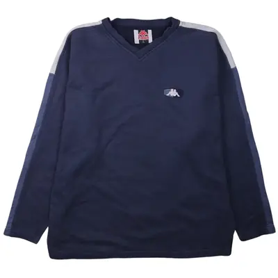 Kappa Jumper / Sweater Large Navy Blue