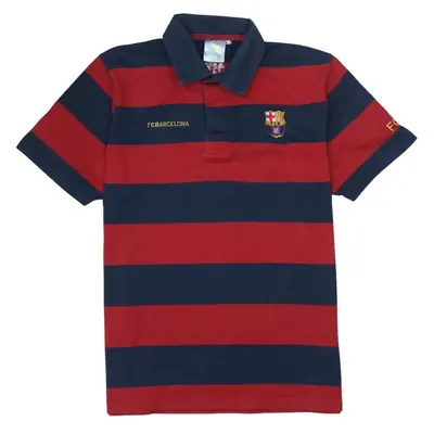 FCB Vintage 90's Navy Blue Polo Shirt Medium Short Sleeves