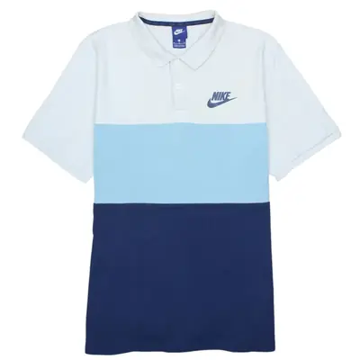 Vintage 90's Nike Swoosh Polo Shirt XLarge Navy Blue
