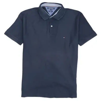 Tommy Hilfiger 90's Navy Blue Polo Shirt XXLarge 2XL