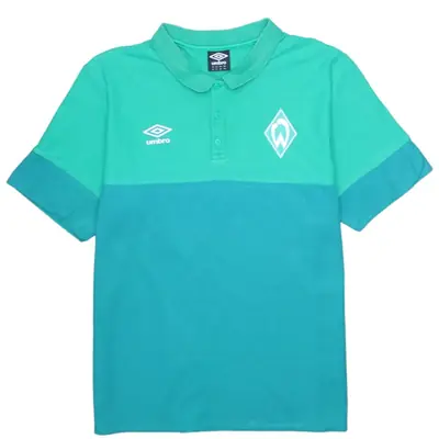 Umbro Vintage 90's Short Sleeve Polo XXLarge Green Cotton
