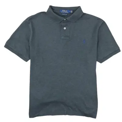 Polo Ralph Lauren Charcoal Polo Shirt Men's Medium Embroidered Pony Sh